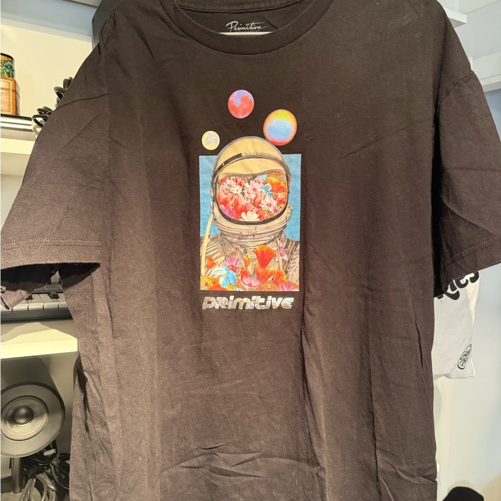Primitive Black Astronaut Graphic Tee